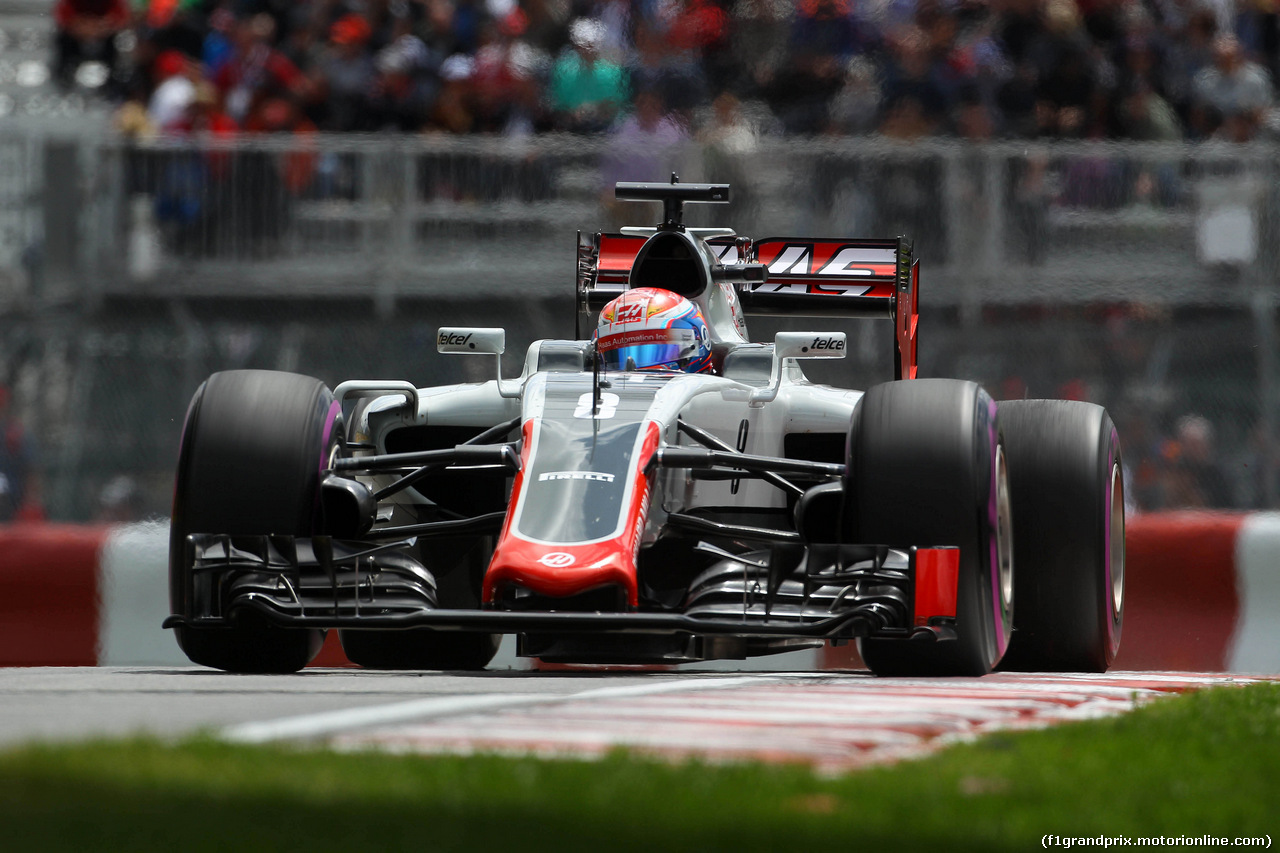 GP CANADA, 10.06.2016 - Prove Libere 1, Romain Grosjean (FRA) Haas F1 Team VF-16