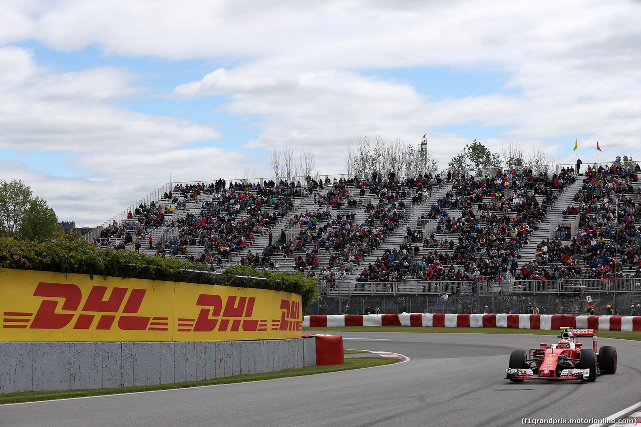 GP CANADA, 10.06.2016 - Prove Libere 1, Kimi Raikkonen (FIN) Ferrari SF16-H