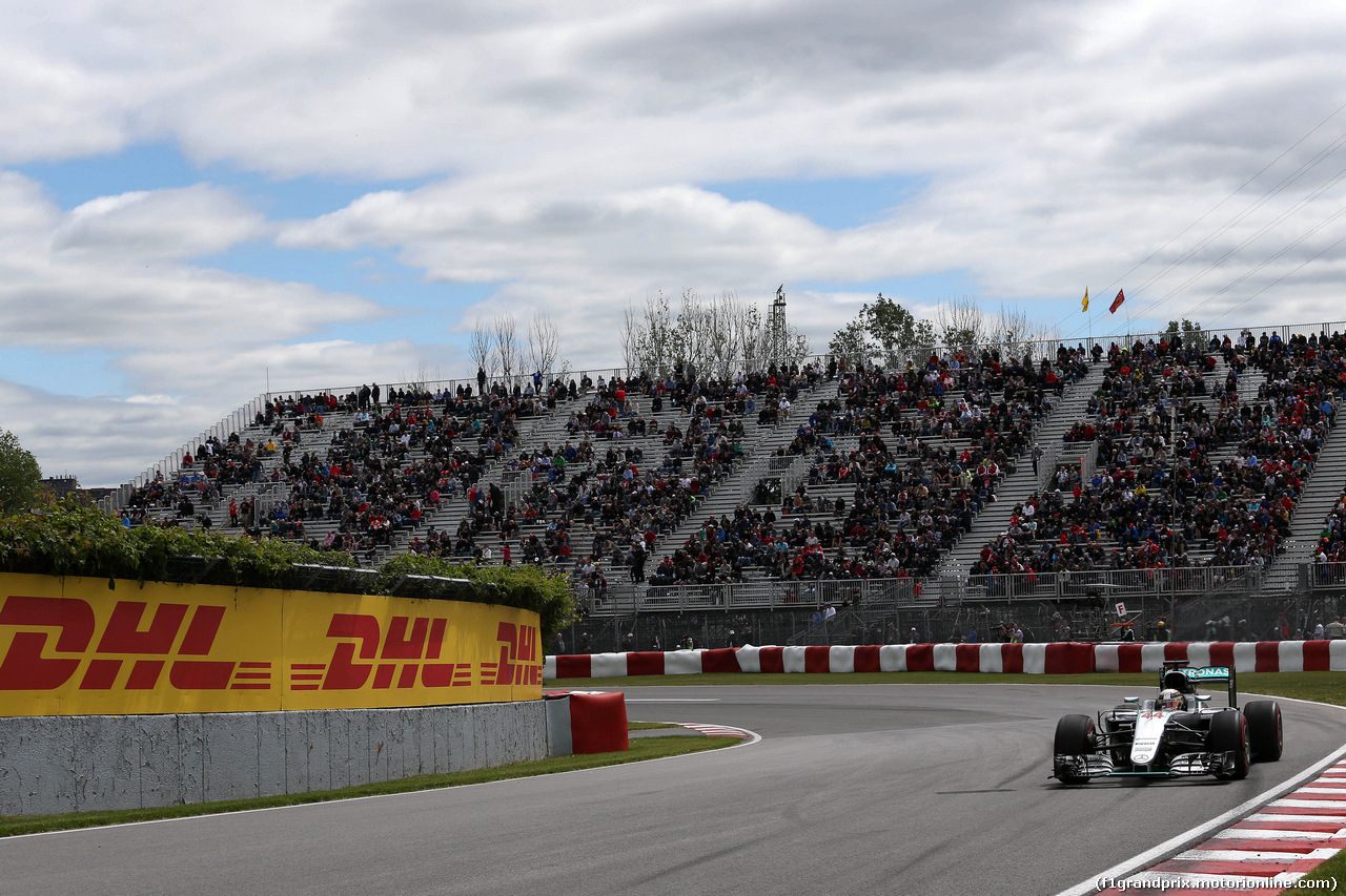 GP CANADA, 10.06.2016 - Prove Libere 1, Lewis Hamilton (GBR) Mercedes AMG F1 W07 Hybrid