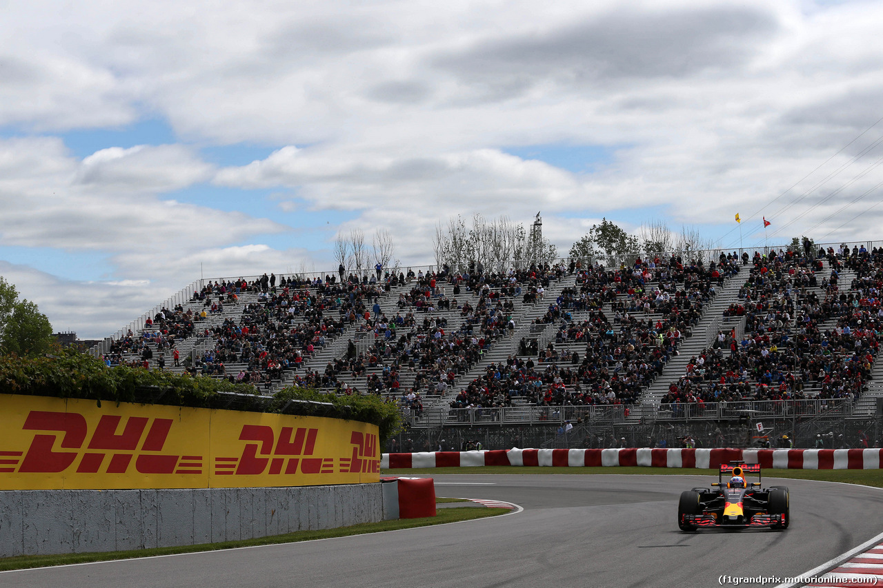 GP CANADA, 10.06.2016 - Prove Libere 1, Daniel Ricciardo (AUS) Red Bull Racing RB12