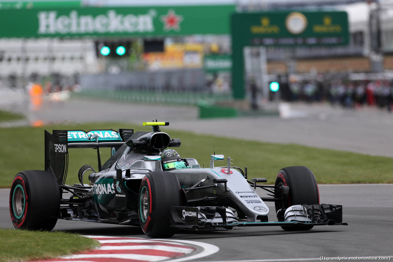 GP CANADA, 10.06.2016 - Prove Libere 1, Nico Rosberg (GER) Mercedes AMG F1 W07 Hybrid