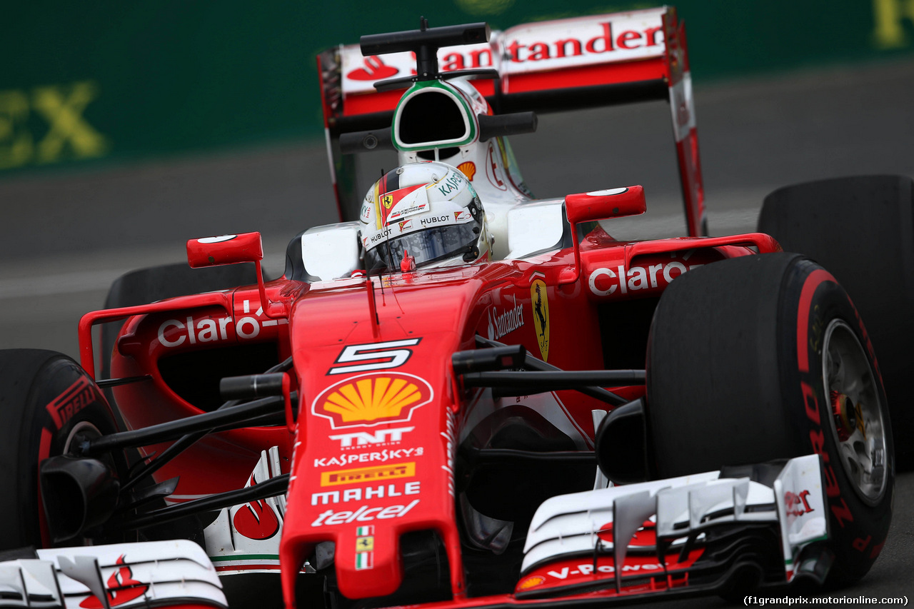 GP CANADA, 10.06.2016 - Prove Libere 1, Sebastian Vettel (GER) Ferrari SF16-H