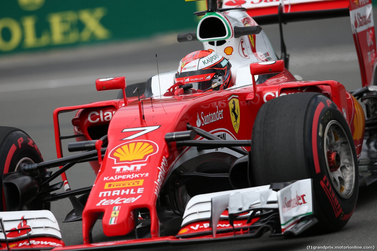 GP CANADA, 10.06.2016 - Prove Libere 1, Kimi Raikkonen (FIN) Ferrari SF16-H