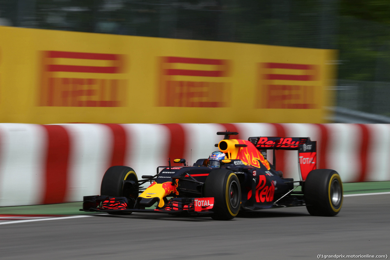 GP CANADA, 10.06.2016 - Prove Libere 1, Daniel Ricciardo (AUS) Red Bull Racing RB12