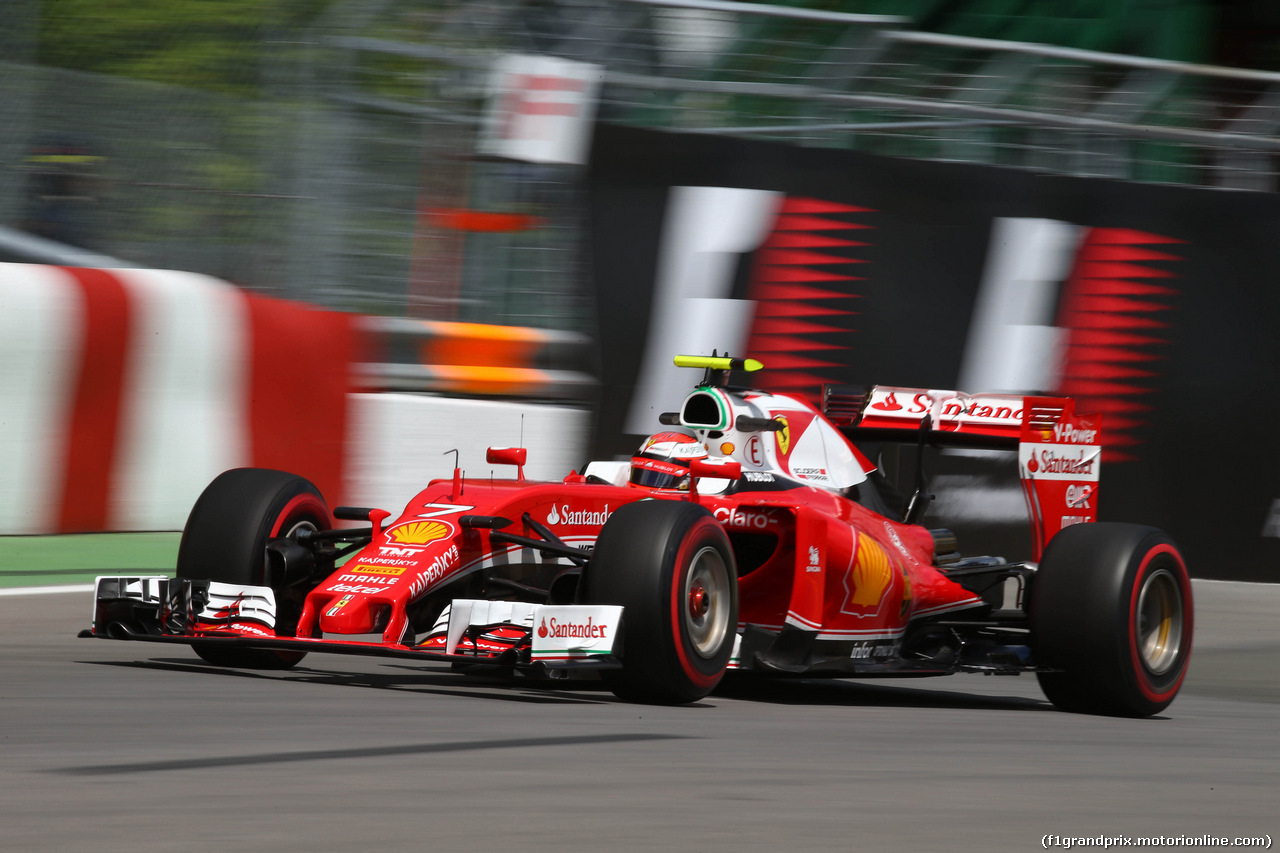 GP CANADA, 10.06.2016 - Prove Libere 1, Kimi Raikkonen (FIN) Ferrari SF16-H