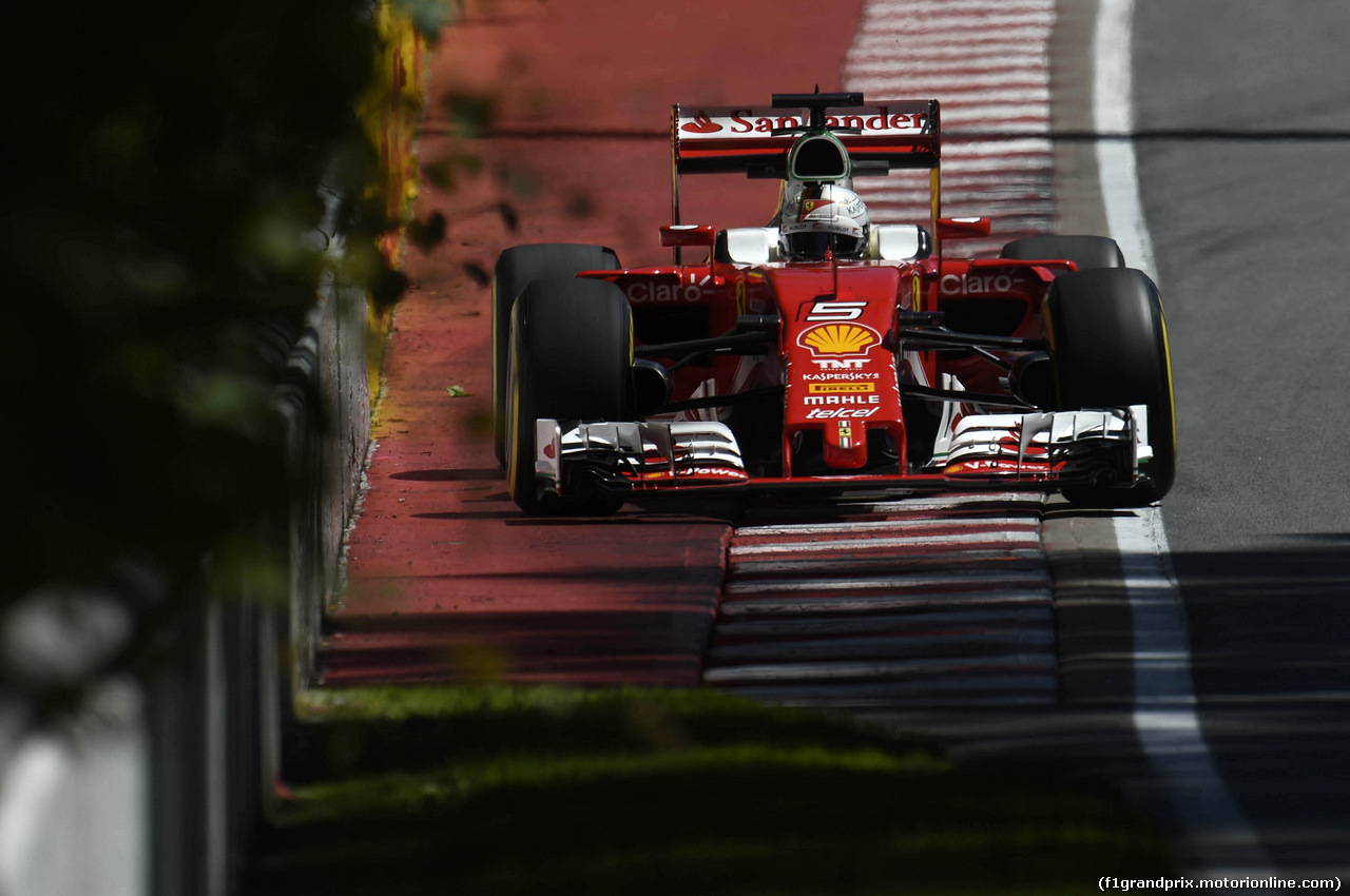 GP CANADA, 10.06.2016 - Prove Libere 2, Sebastian Vettel (GER) Ferrari SF16-H