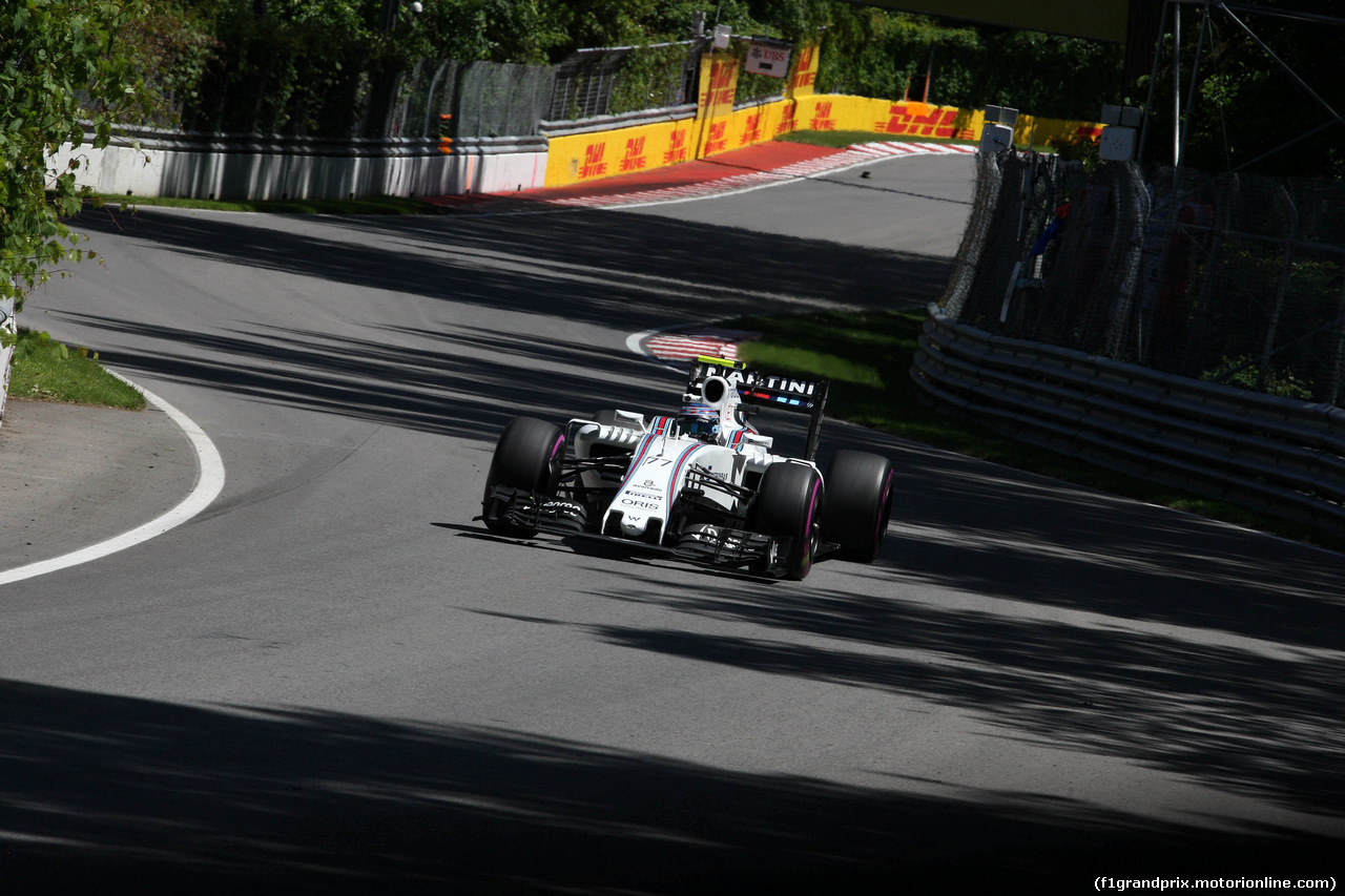 GP CANADA, 10.06.2016 - Prove Libere 2, Valtteri Bottas (FIN) Williams FW38