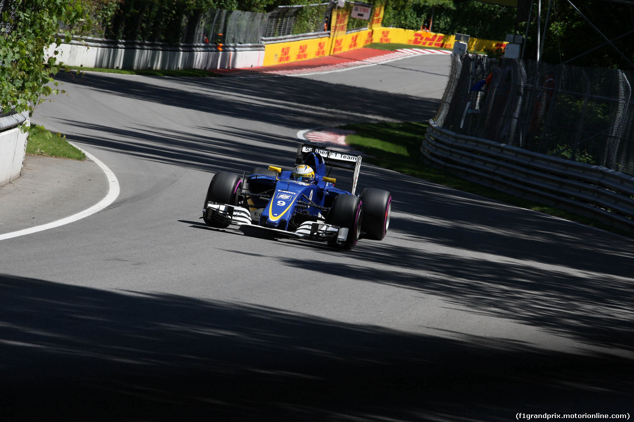 GP CANADA, 10.06.2016 - Prove Libere 2, Marcus Ericsson (SUE) Sauber C34