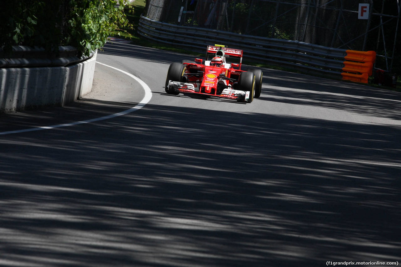 GP CANADA, 10.06.2016 - Prove Libere 2, Kimi Raikkonen (FIN) Ferrari SF16-H