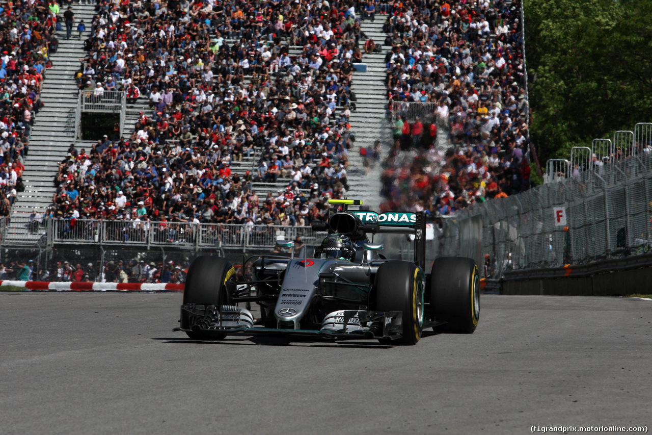 GP CANADA, 10.06.2016 - Prove Libere 2, Nico Rosberg (GER) Mercedes AMG F1 W07 Hybrid