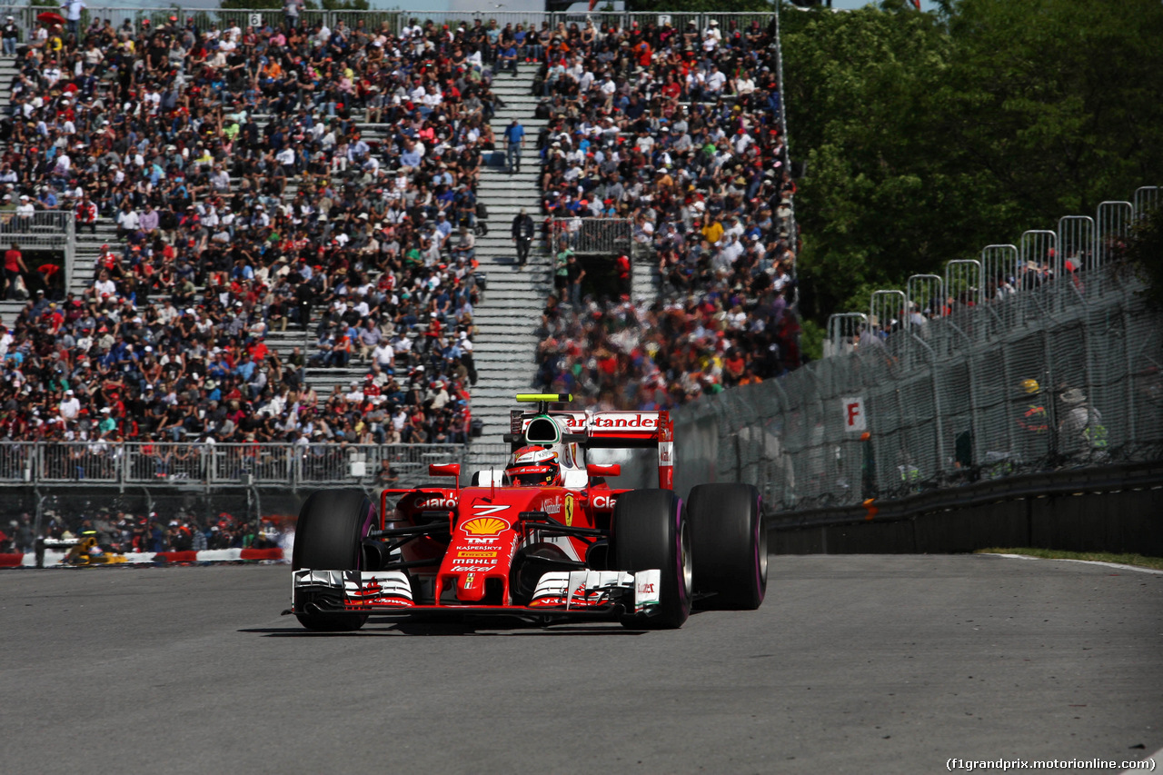 GP CANADA, 10.06.2016 - Prove Libere 2, Kimi Raikkonen (FIN) Ferrari SF16-H