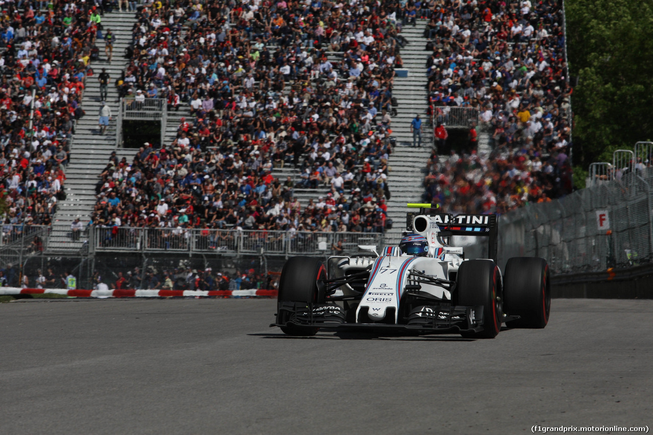 GP CANADA, 10.06.2016 - Prove Libere 2, Valtteri Bottas (FIN) Williams FW38