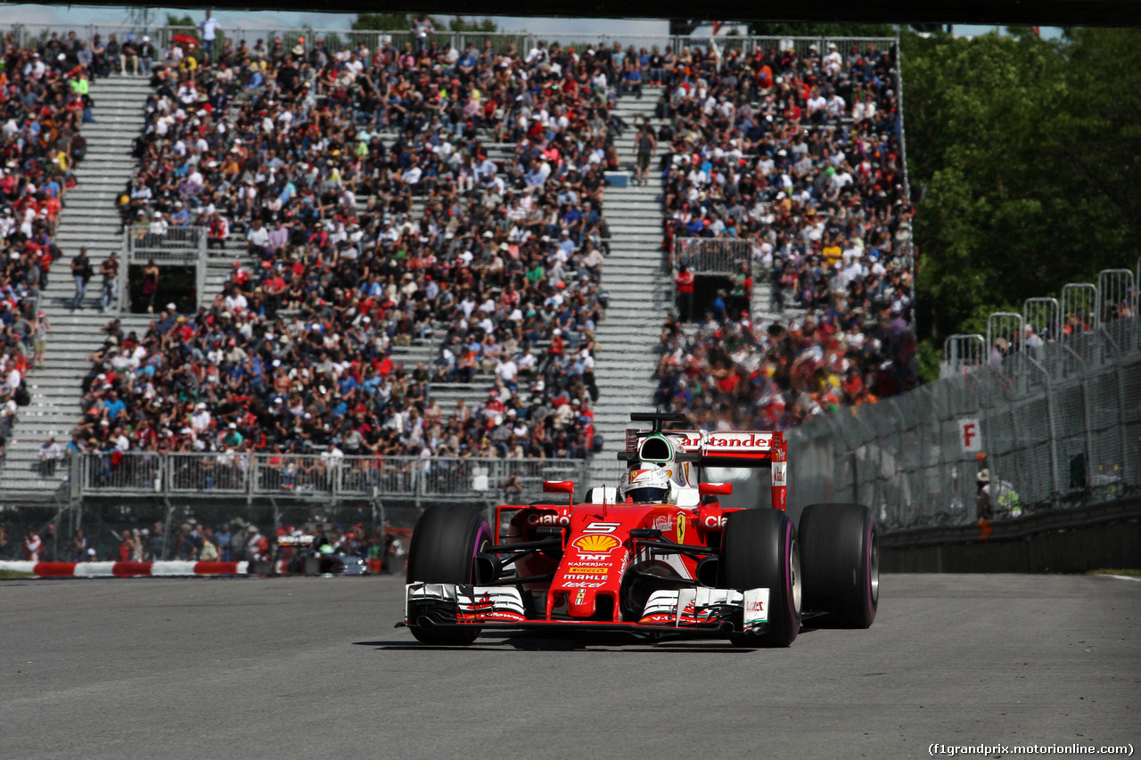 GP CANADA, 10.06.2016 - Prove Libere 2, Sebastian Vettel (GER) Ferrari SF16-H