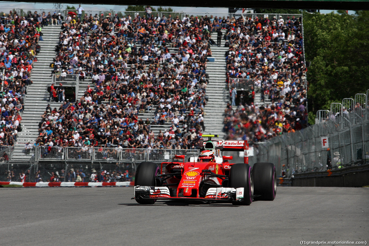 GP CANADA, 10.06.2016 - Prove Libere 2, Kimi Raikkonen (FIN) Ferrari SF16-H