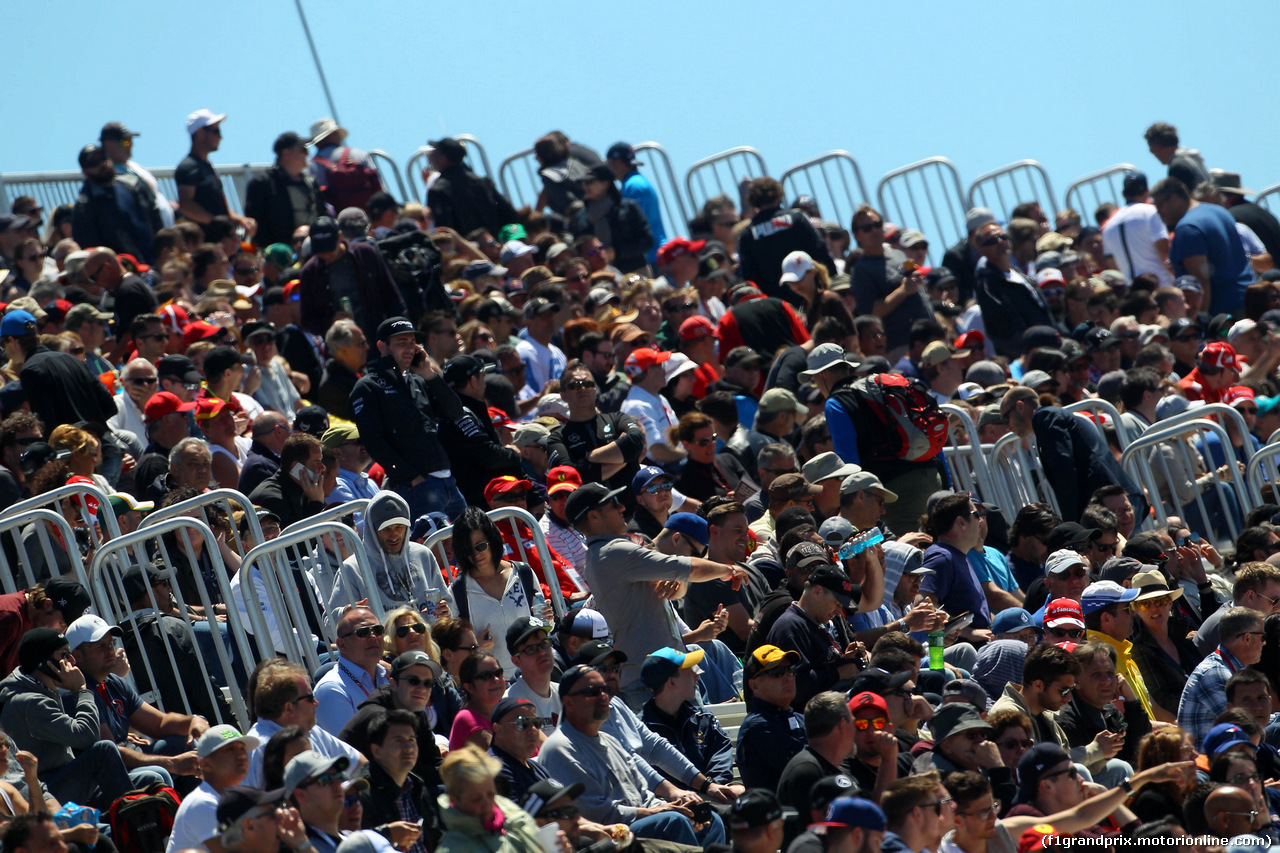 GP CANADA, 10.06.2016 - Prove Libere 2, Fans
