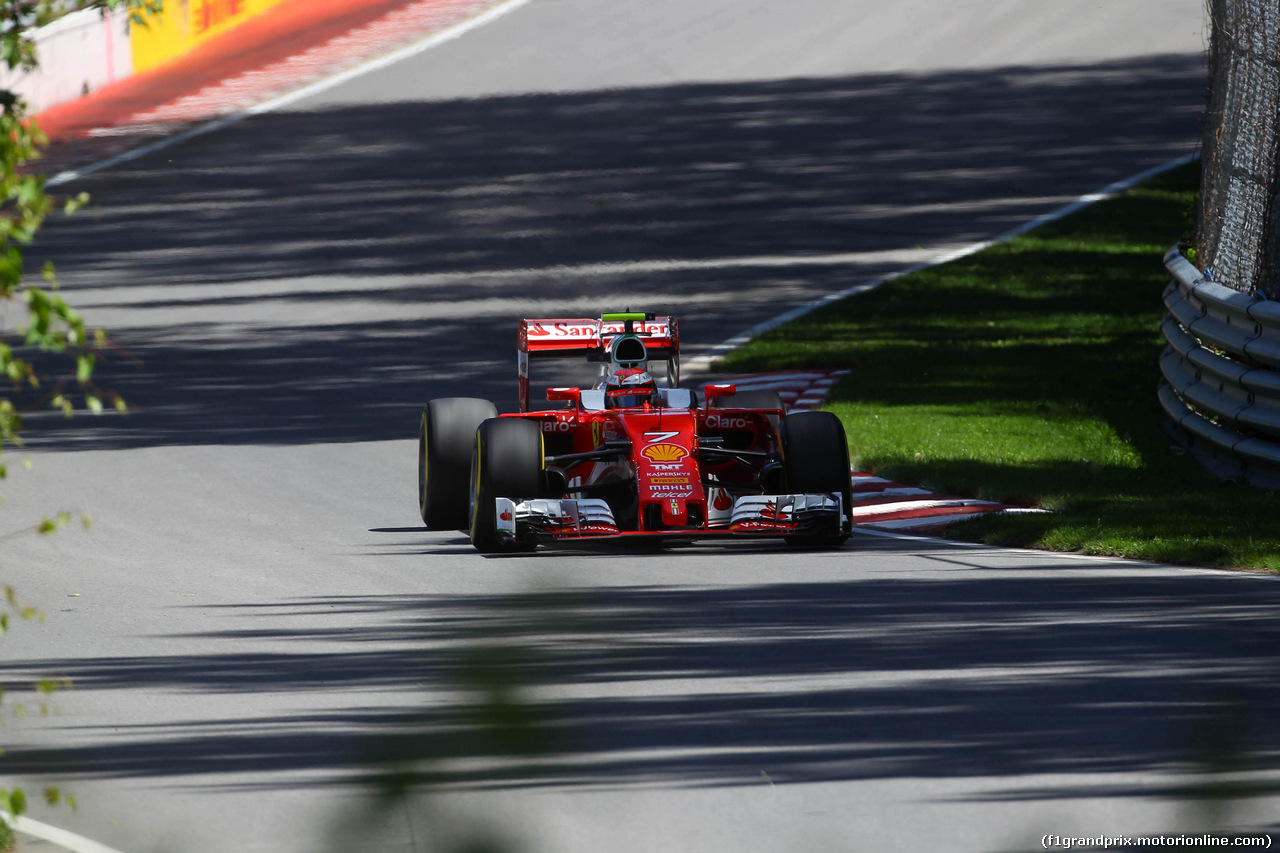 GP CANADA, 10.06.2016 - Prove Libere 2, Kimi Raikkonen (FIN) Ferrari SF16-H