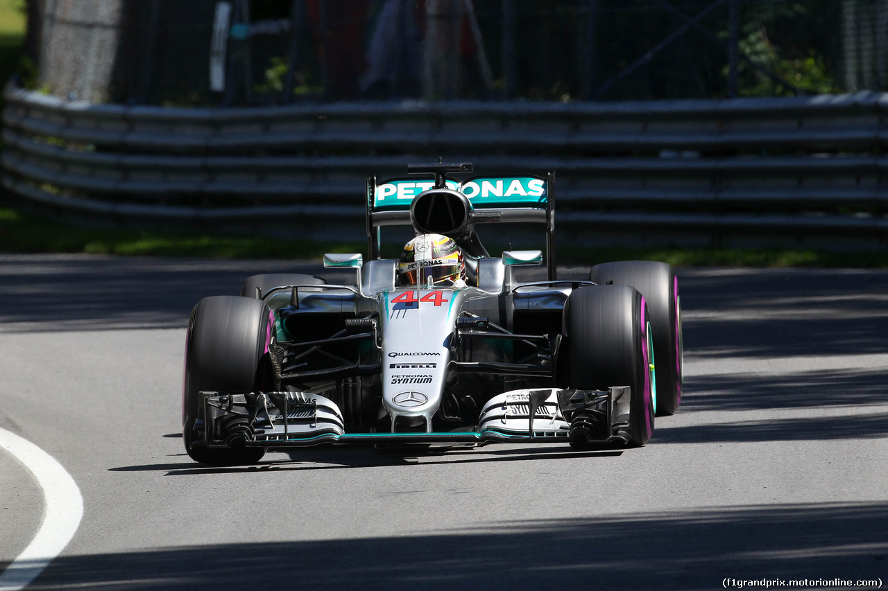GP CANADA, 10.06.2016 - Prove Libere 2, Lewis Hamilton (GBR) Mercedes AMG F1 W07 Hybrid