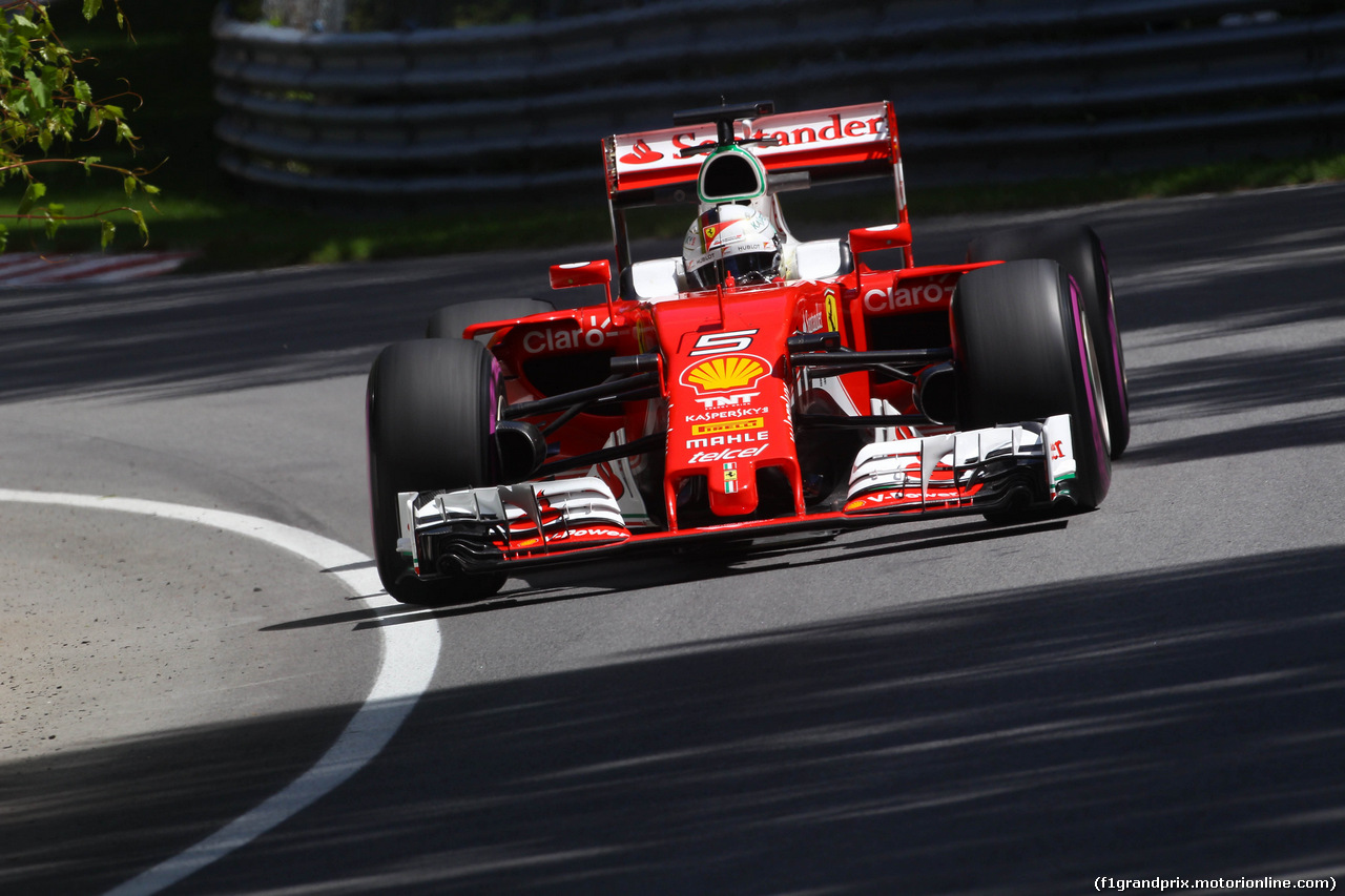 GP CANADA, 10.06.2016 - Prove Libere 2, Sebastian Vettel (GER) Ferrari SF16-H
