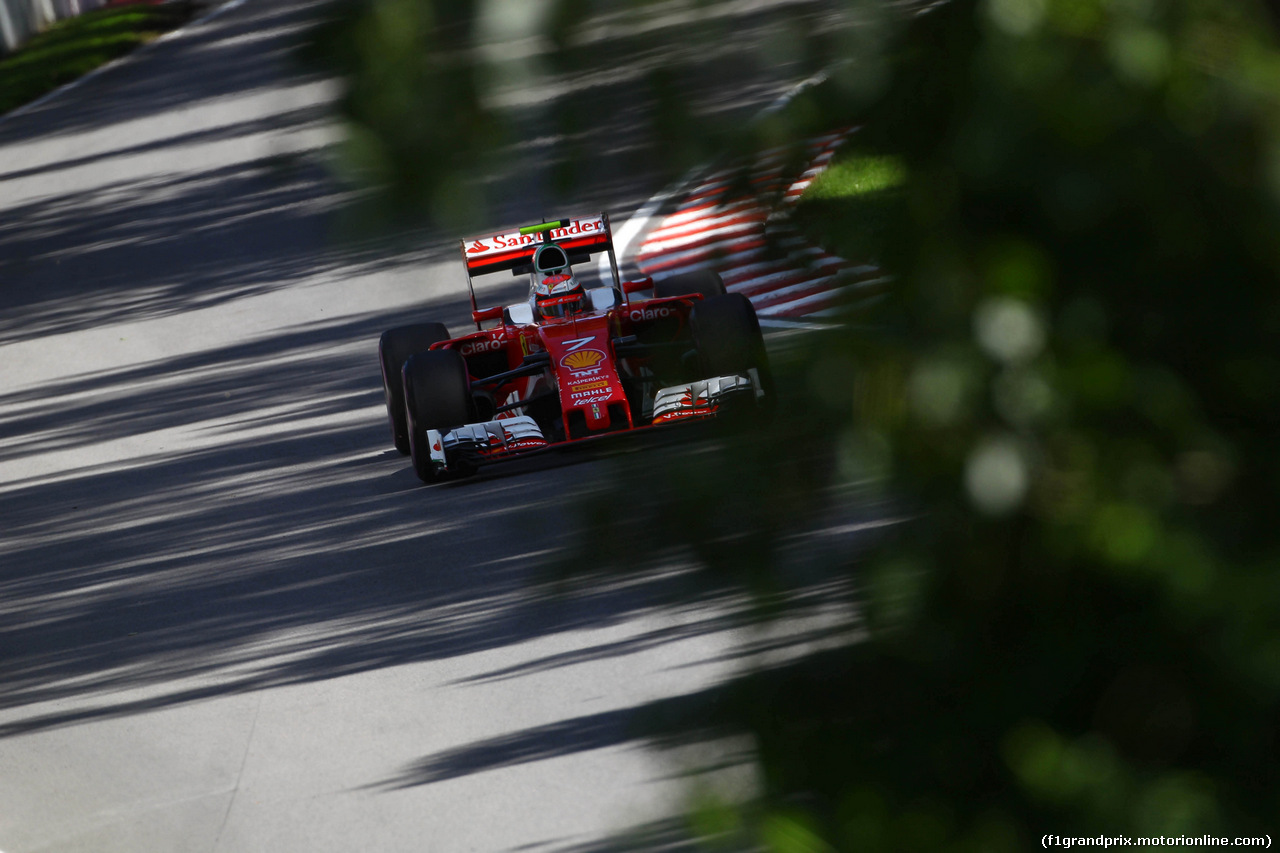 GP CANADA, 10.06.2016 - Prove Libere 2, Kimi Raikkonen (FIN) Ferrari SF16-H