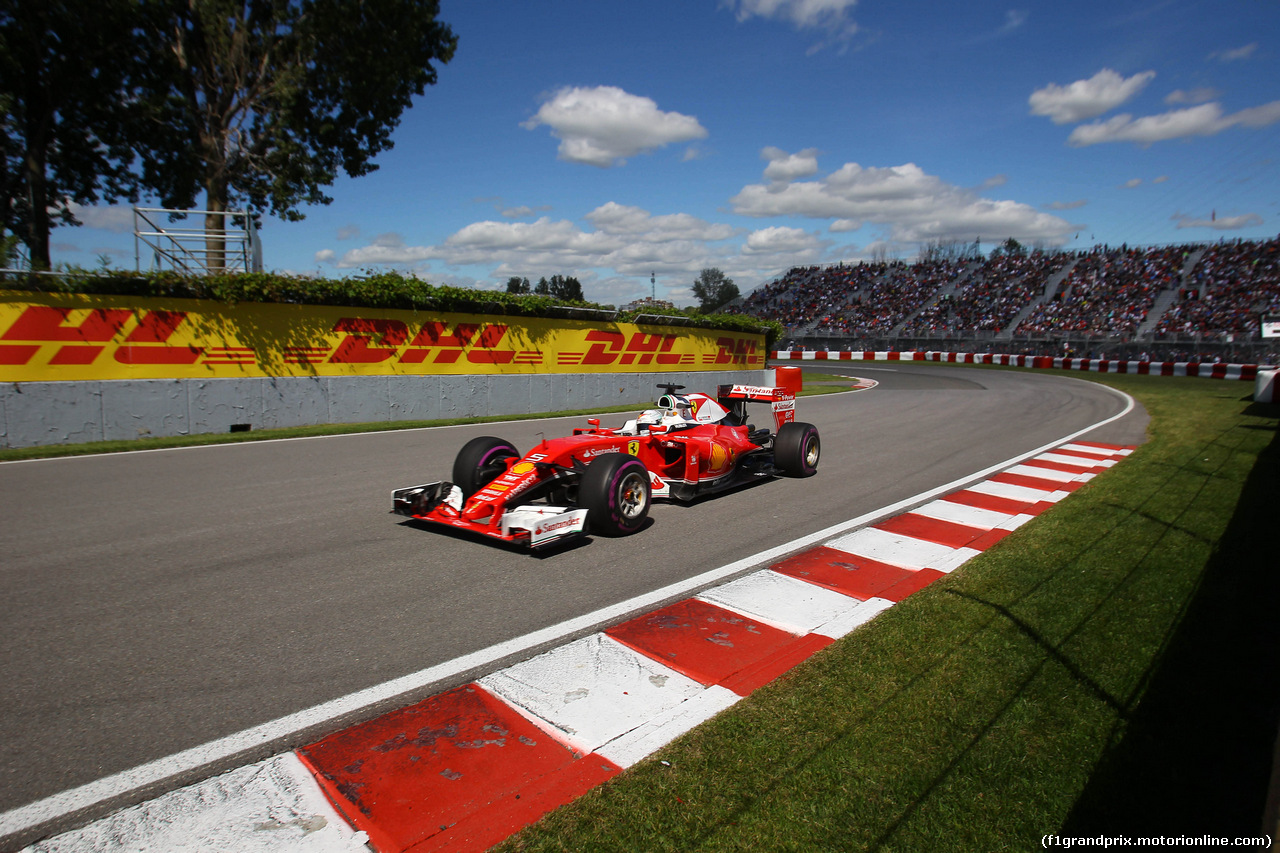 GP CANADA, 10.06.2016 - Prove Libere 2, Sebastian Vettel (GER) Ferrari SF16-H