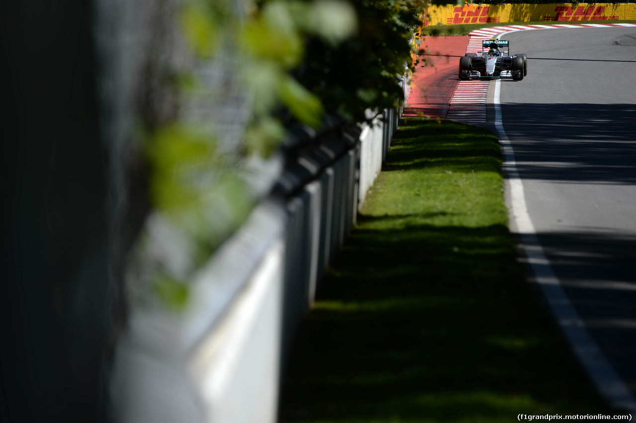 GP CANADA, 10.06.2016 - Prove Libere 2, Nico Rosberg (GER) Mercedes AMG F1 W07 Hybrid