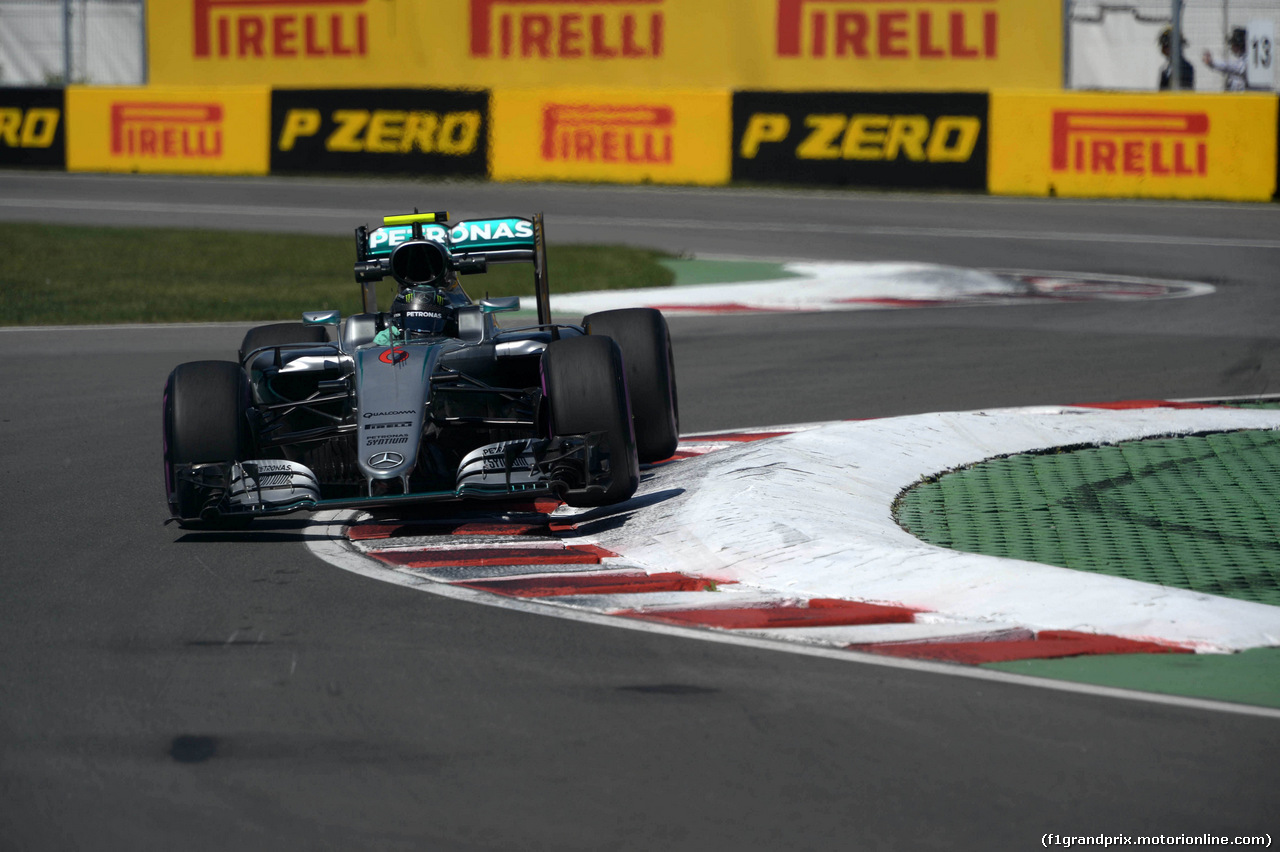 GP CANADA, 10.06.2016 - Prove Libere 2, Nico Rosberg (GER) Mercedes AMG F1 W07 Hybrid