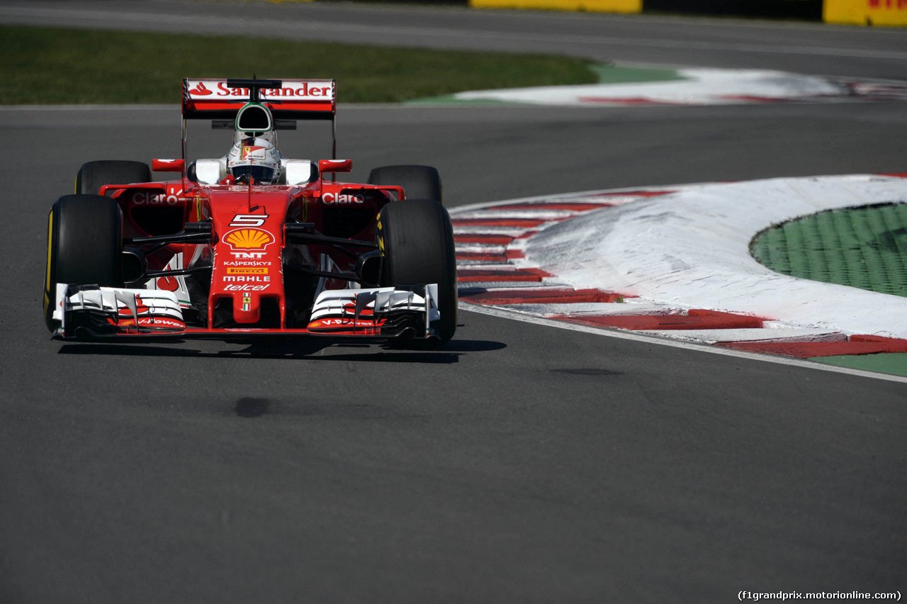 GP CANADA, 10.06.2016 - Prove Libere 2, Sebastian Vettel (GER) Ferrari SF16-H