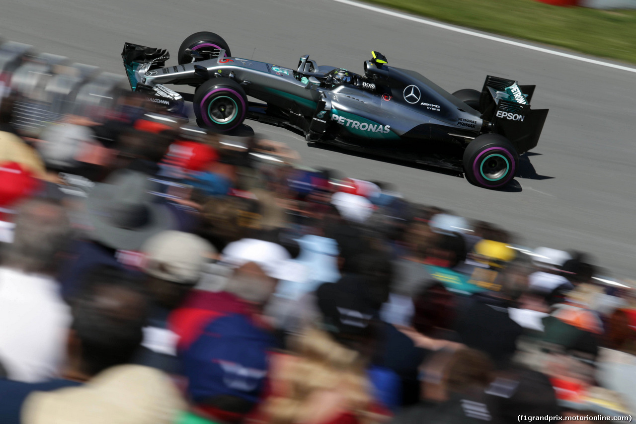 GP CANADA, 10.06.2016 - Prove Libere 2, Nico Rosberg (GER) Mercedes AMG F1 W07 Hybrid
