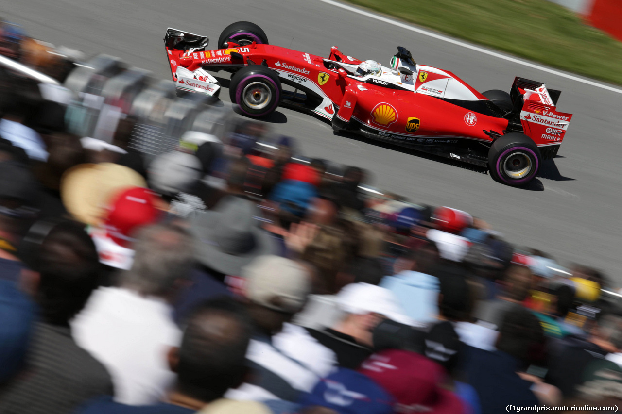 GP CANADA, 10.06.2016 - Prove Libere 2, Sebastian Vettel (GER) Ferrari SF16-H