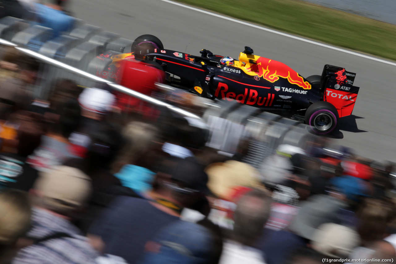 GP CANADA, 10.06.2016 - Prove Libere 2, Daniel Ricciardo (AUS) Red Bull Racing RB12