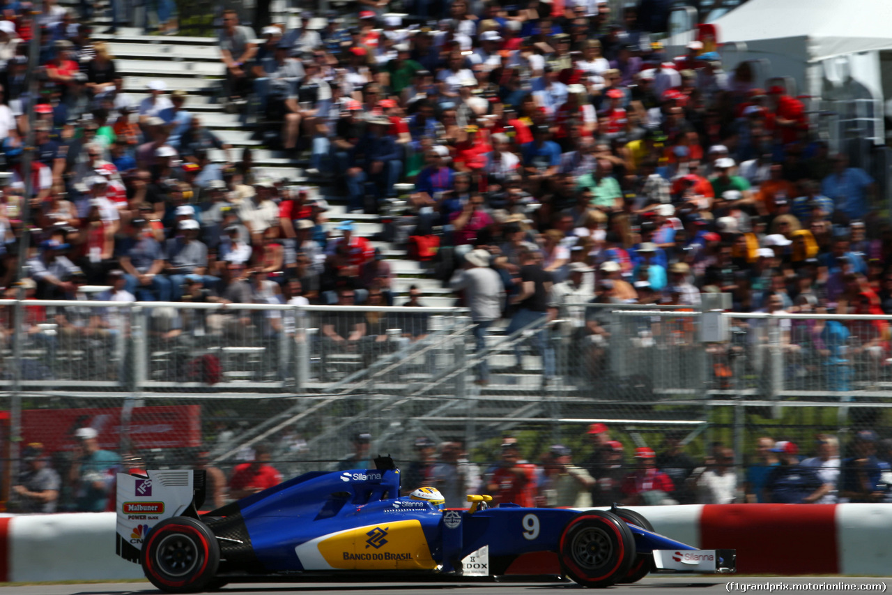 GP CANADA, 10.06.2016 - Prove Libere 2, Marcus Ericsson (SUE) Sauber C34