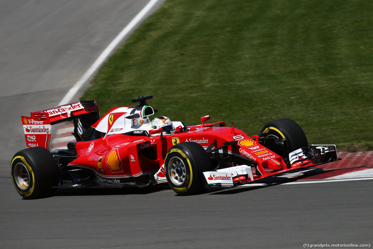 GP CANADA, 10.06.2016 - Prove Libere 2, Sebastian Vettel (GER) Ferrari SF16-H