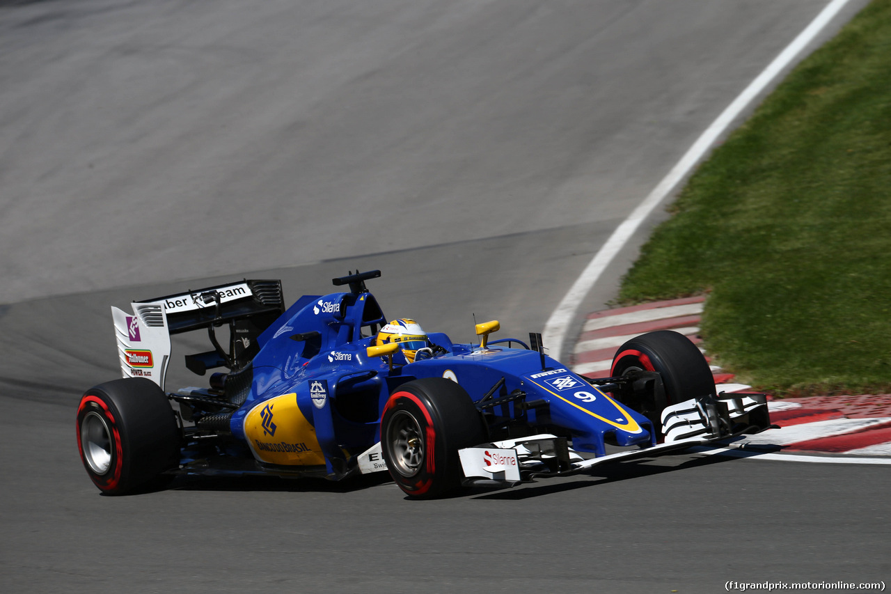 GP CANADA, 10.06.2016 - Prove Libere 2, Marcus Ericsson (SUE) Sauber C34