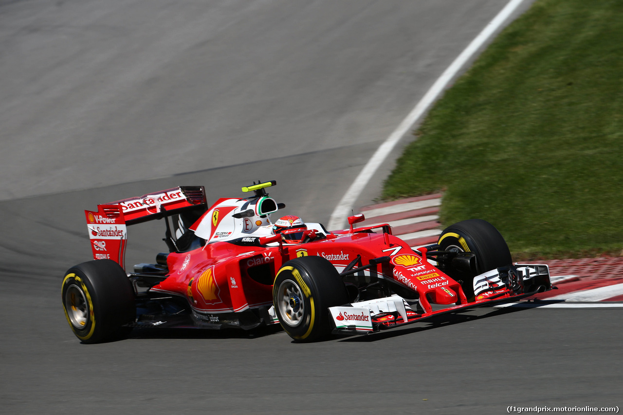 GP CANADA, 10.06.2016 - Prove Libere 2, Kimi Raikkonen (FIN) Ferrari SF16-H