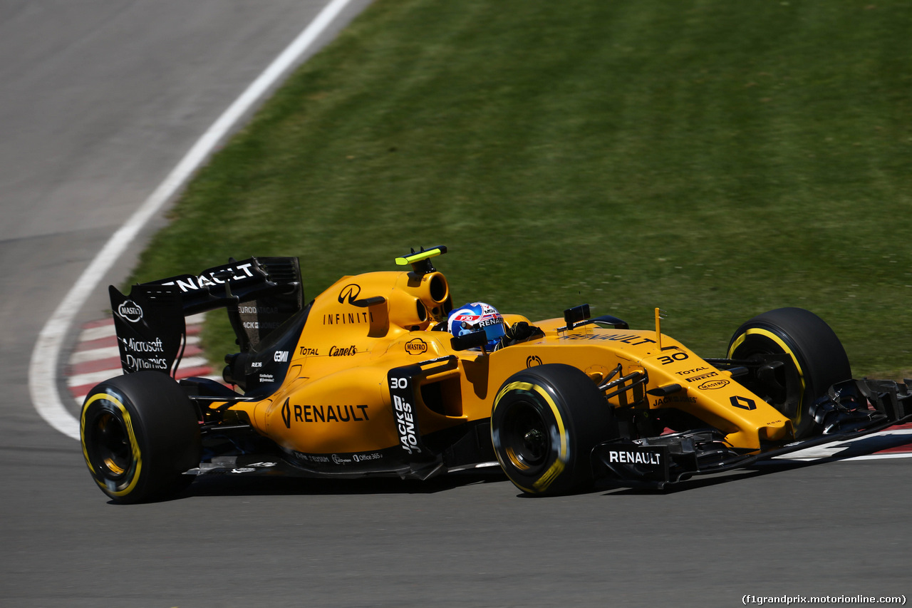 GP CANADA, 10.06.2016 - Prove Libere 2, Jolyon Palmer (GBR) Renault Sport F1 Team RS16