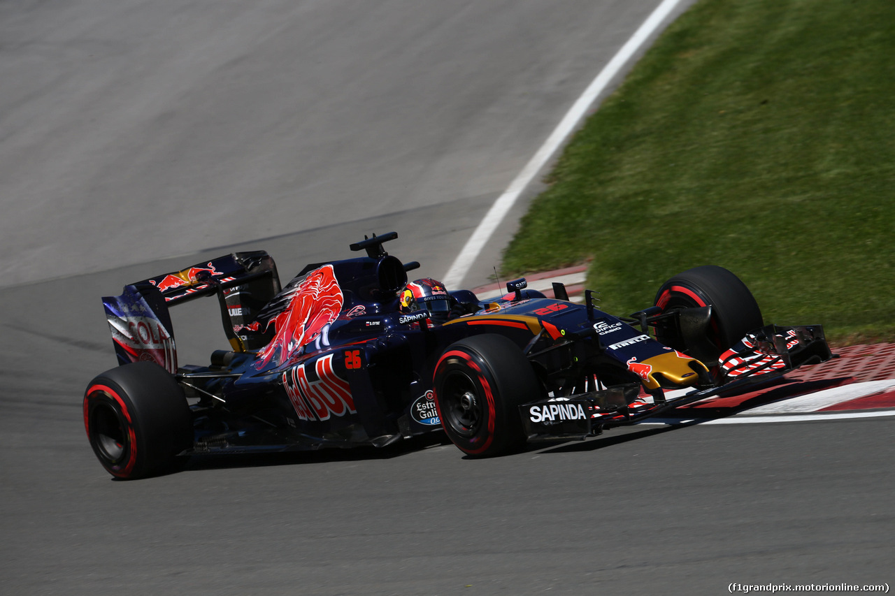GP CANADA, 10.06.2016 - Prove Libere 2, Daniil Kvyat (RUS) Scuderia Toro Rosso STR11