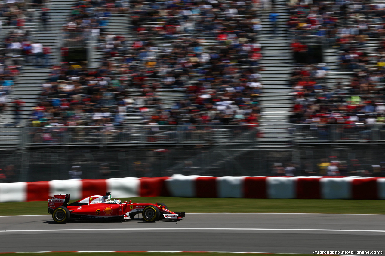 GP CANADA, 10.06.2016 - Prove Libere 2, Sebastian Vettel (GER) Ferrari SF16-H