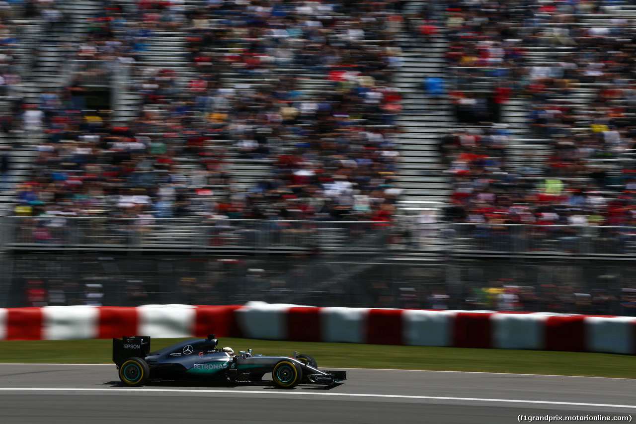 GP CANADA, 10.06.2016 - Prove Libere 2, Lewis Hamilton (GBR) Mercedes AMG F1 W07 Hybrid