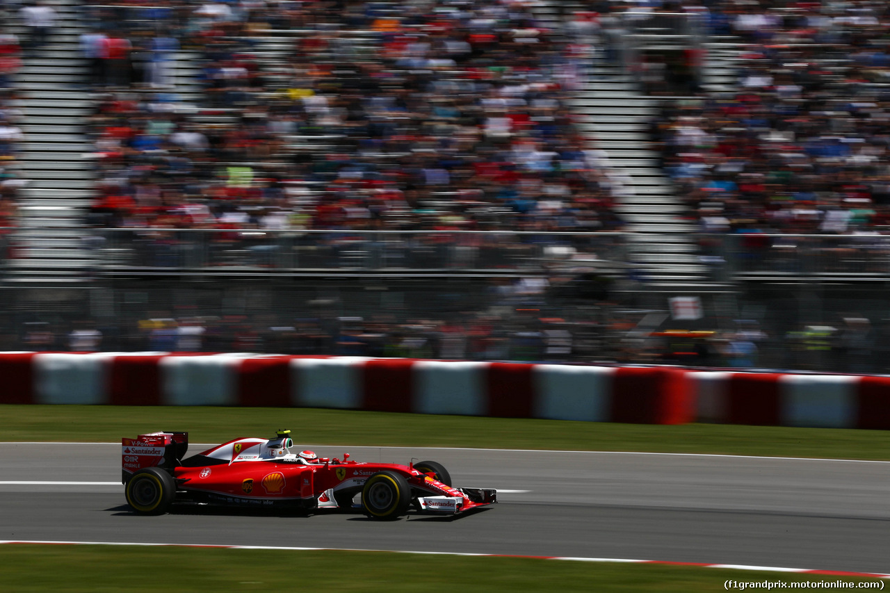GP CANADA, 10.06.2016 - Prove Libere 2, Kimi Raikkonen (FIN) Ferrari SF16-H