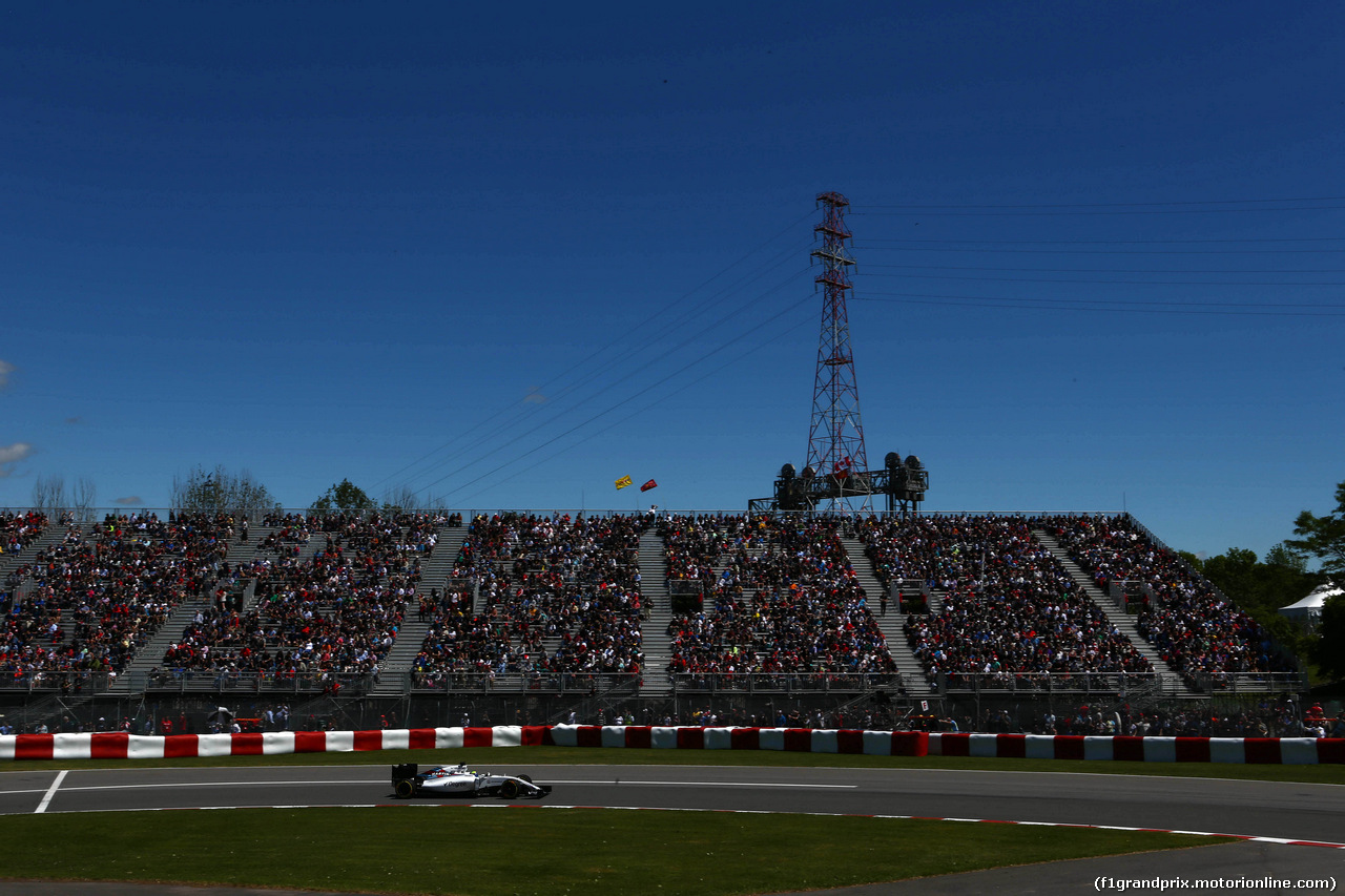GP CANADA, 10.06.2016 - Prove Libere 2, Felipe Massa (BRA) Williams FW38