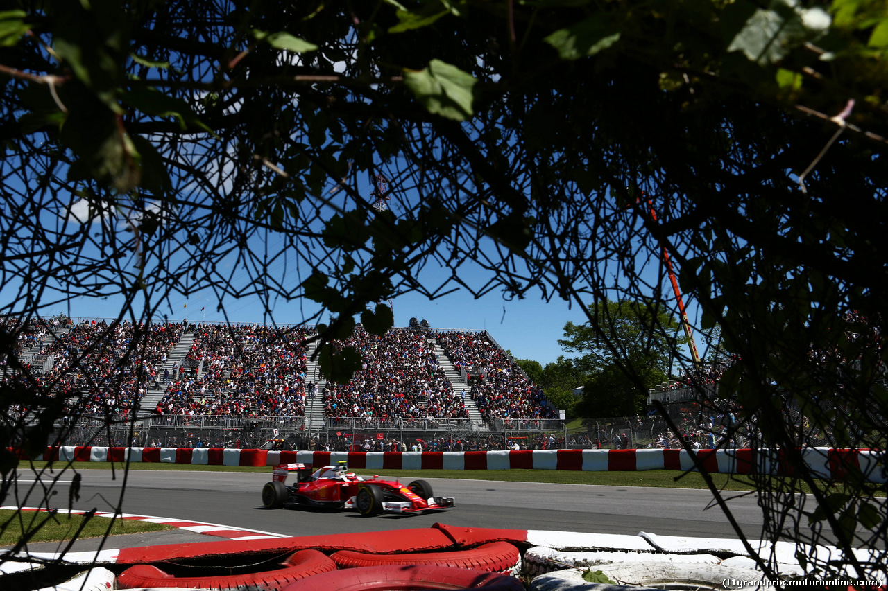 GP CANADA, 10.06.2016 - Prove Libere 2, Kimi Raikkonen (FIN) Ferrari SF16-H