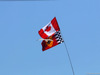 GP CANADA, 10.06.2016 - Free Practice 2, Canada e Ferrari flags with a bird.