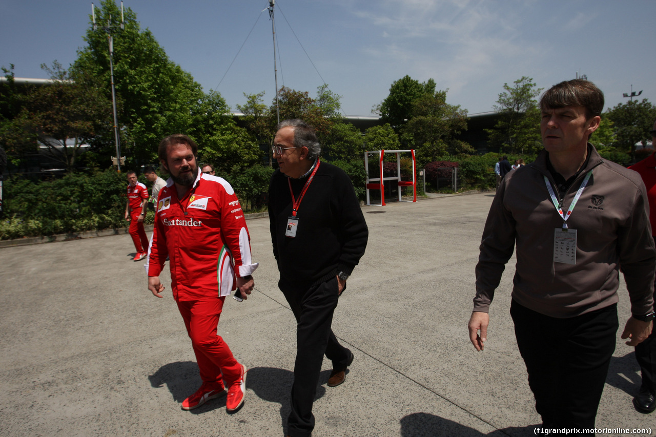 GP CINA, 17.04.2016 - Sergio Marchionne (ITA), Ferrari President e CEO of Fiat Chrysler Automobiles