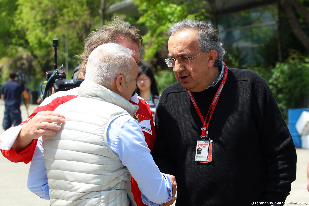 GP CINA, 17.04.2016 - Sergio Marchionne (ITA), Ferrari President e CEO of Fiat Chrysler Automobiles