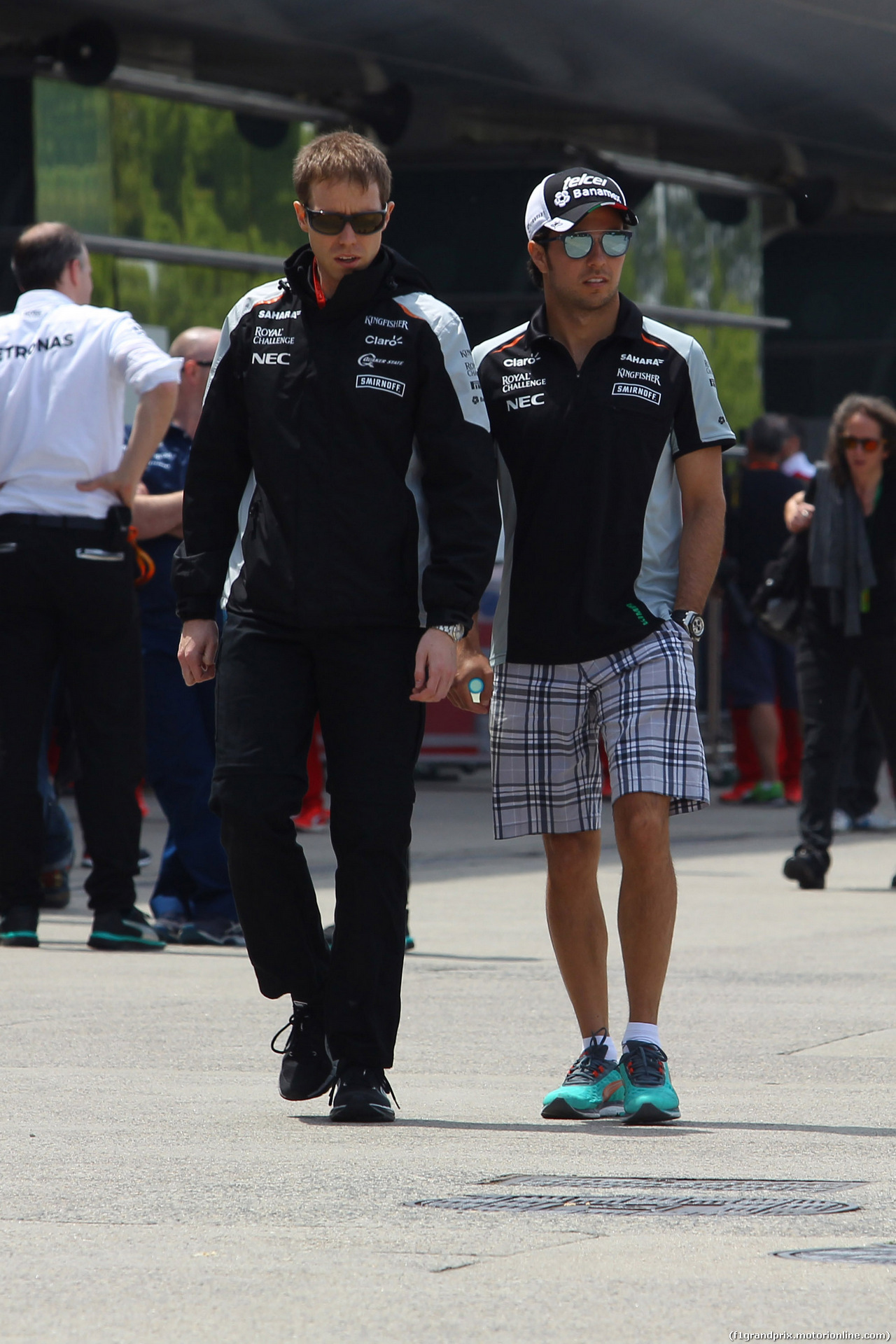 GP CINA, 17.04.2016 - Sergio Perez (MEX) Sahara Force India F1 VJM09