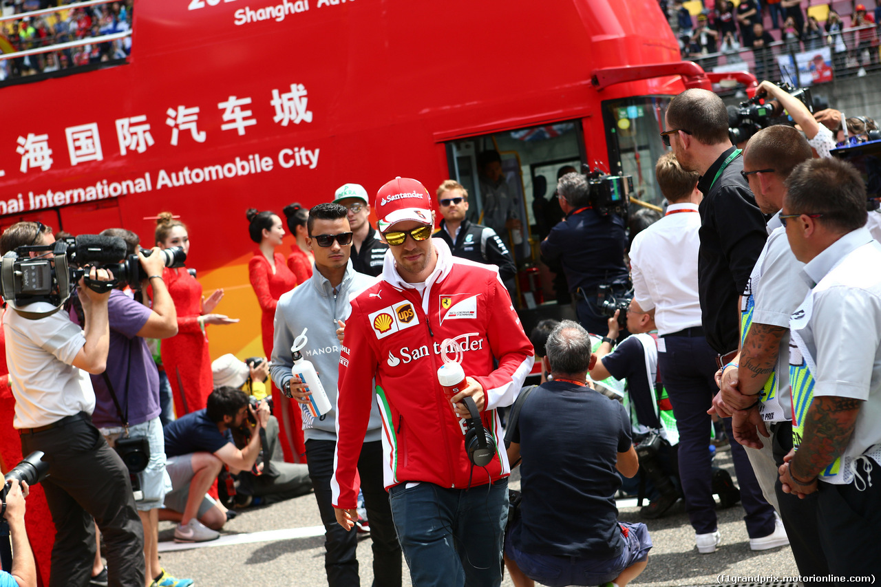 GP CINA, 17.04.2016 - Sebastian Vettel (GER) Ferrari SF16-H