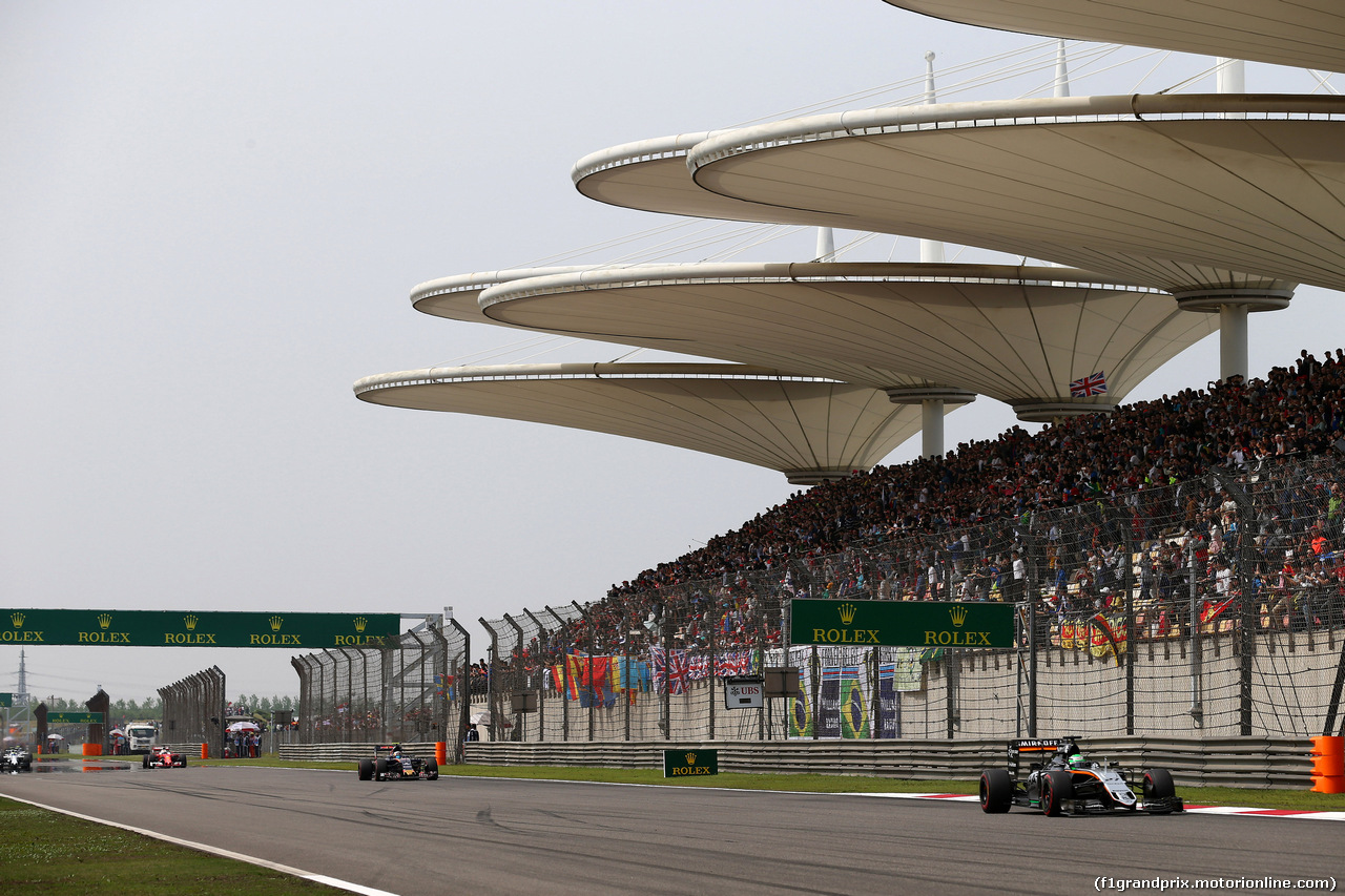 GP CINA, 17.04.2016 - Gara, Nico Hulkenberg (GER) Sahara Force India F1 VJM09