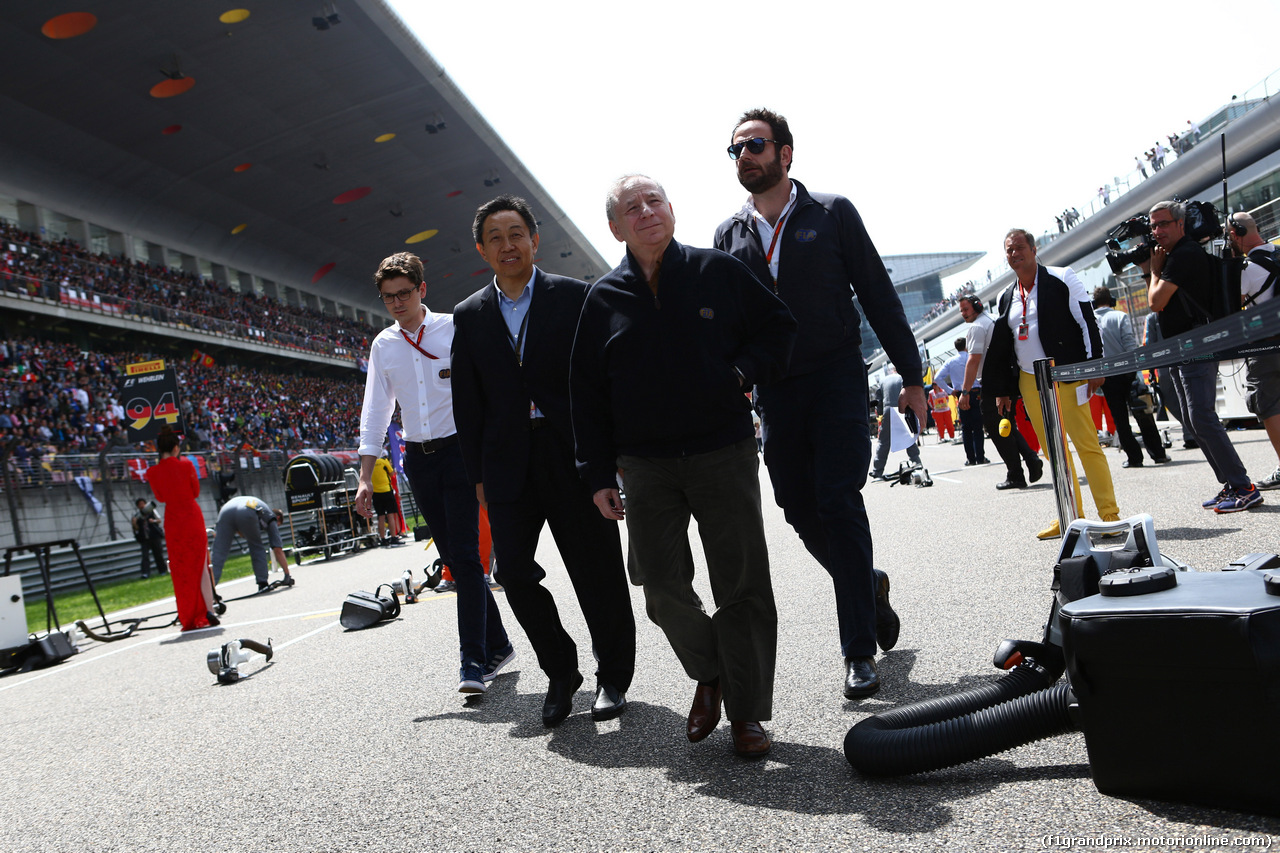 GP CINA, 17.04.2016 - Gara, Jean Todt (FRA), President FIA