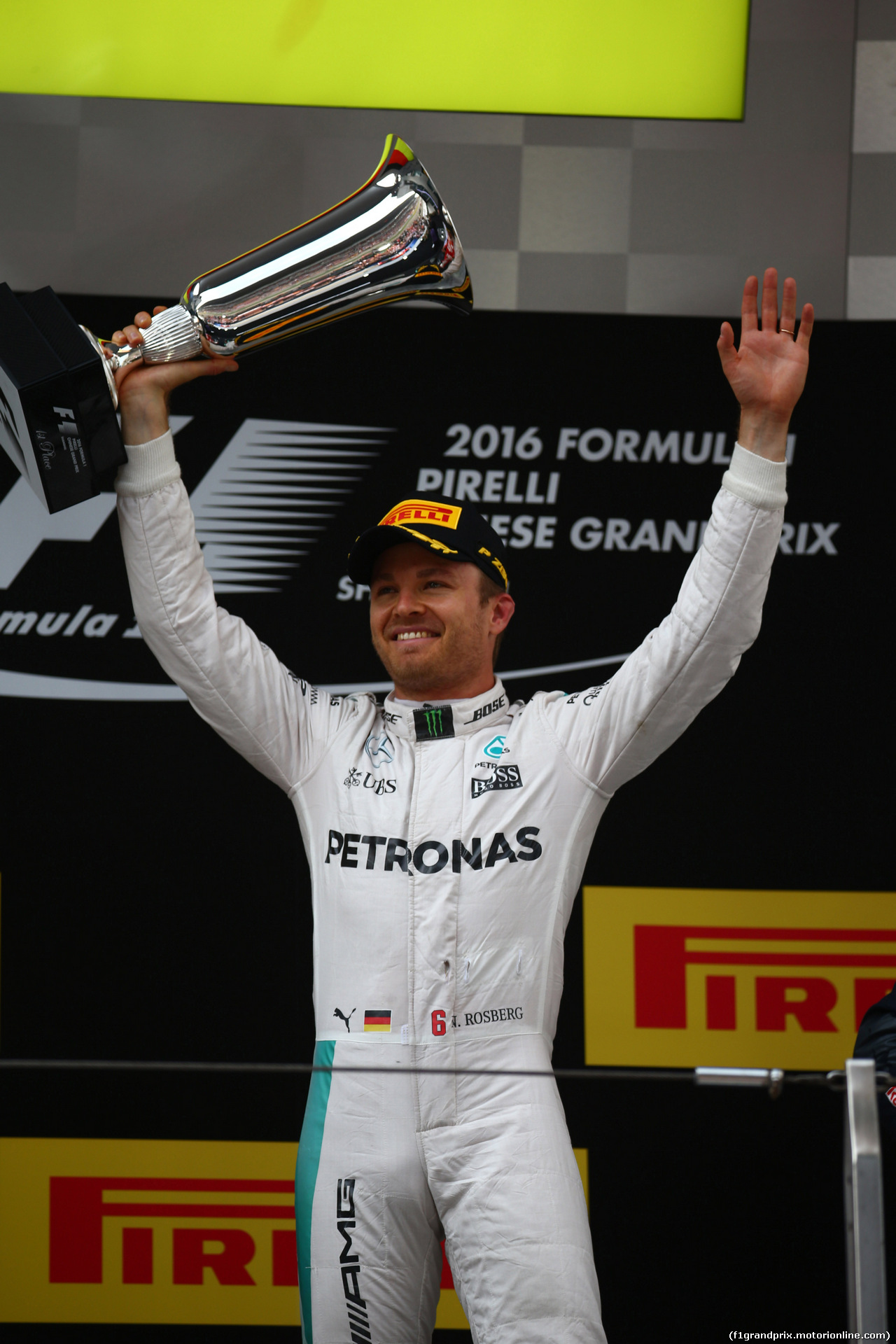 GP CINA, 17.04.2016 - Gara, Nico Rosberg (GER) Mercedes AMG F1 W07 Hybrid vincitore