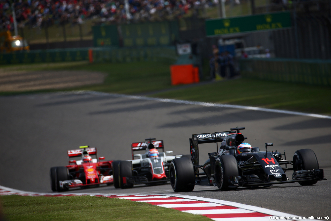 GP CINA, 17.04.2016 - Gara, Fernando Alonso (ESP) McLaren Honda MP4-31